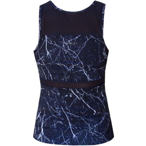 NWT|Varley Blue Mesh Marble Exercise Vest, XS - Picture 3 of 7